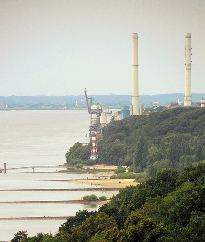 Blick auf Wedel