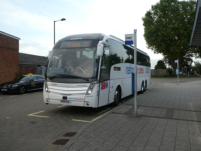 Worthing Coaches (National Express owned) XW5610 (BU18 OSL) in Mildenhall - 26 Jun 2021 (P1080920)