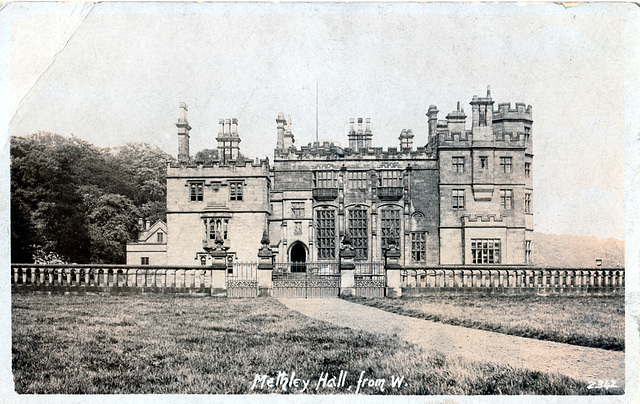 Methley Hall, Wakefield, West Yorkshire (Demolished 1960s)