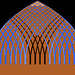 Onion dome lattice inverted colours