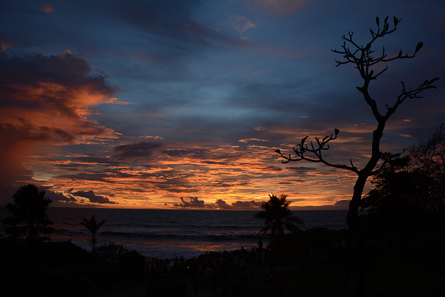 The Island of Bali, Sunset over Indian Ocean