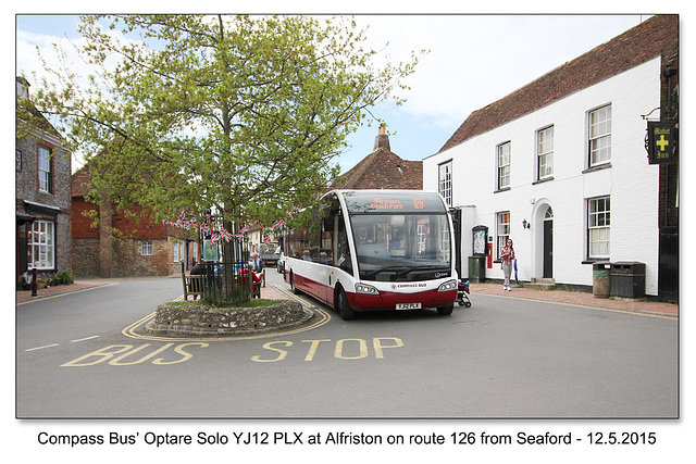 Compass Bus at Alfriston - 12.5.2015