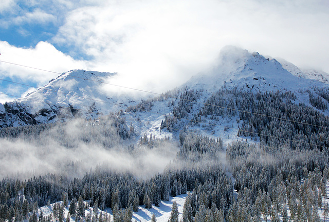 Wintereinbruch in Südtirol