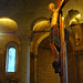 Italy, Toscana, Crucifixion in the Abbey Church of Sant'Antimo