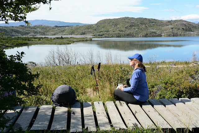 Chile, Rest on the Trail of W-track in Torres del Paine