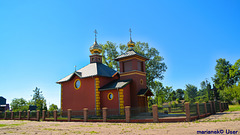 Orthodox church of the holy martyrs of Chełm and Podlasie in Zbucz,Poland