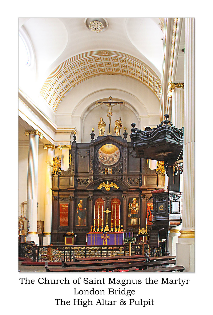 Saint Magnus High Altar & Pulpit 12 12 2018