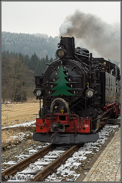 Weihnachtliche Pressnitztalbahn