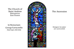 The Ascension - George Farncombe memorial - Saint Andrew's Bishopstone