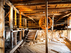 Stagecraft in Gustav III's Theatre, Gripsholm castle (Gripsholms Slott), Mariefred, Sweden