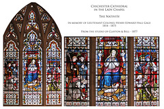 Chichester Cathedral - The Nativity - IM Col HEH Gageby Clayton & Bell 1877