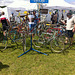 Vintage cycles on display, Eroica Brittania show