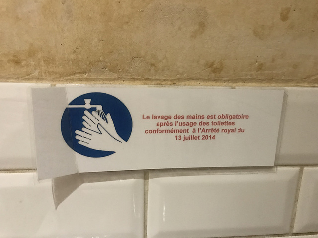 Belgian toilet laws