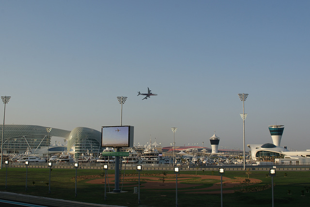 Flyover At The Abu Dhabi F1 Grand Prix 2009