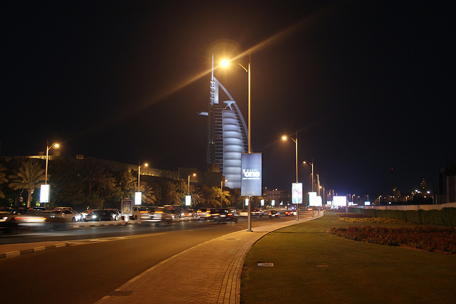 Burj Al Arab At Night