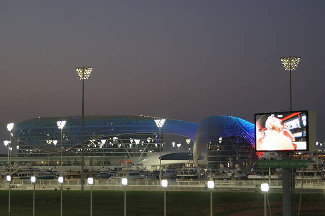 Yas Marina Circuit At Night