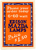 Edison Mazda Lamps Poster Stamp