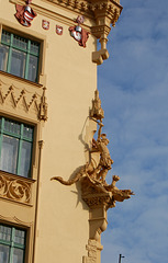 Detail of Statue, No.15 Parizska, Prague