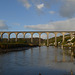 Cornwall, Calstock Viaduct across Tamar River