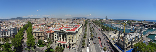 Themountainsofbarcelonarama