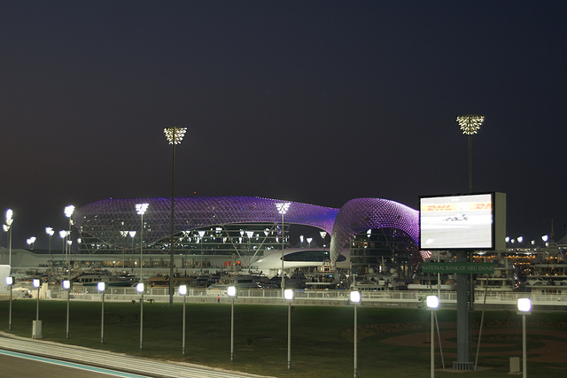 Yas Marina Circuit At Night