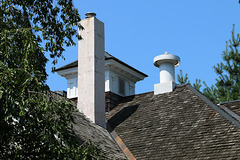 The old carriage house roof