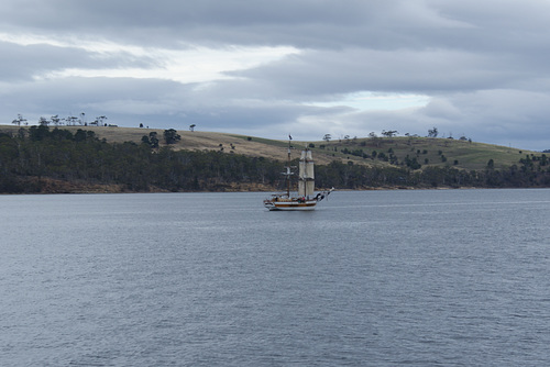Lady Nelson On The D'Entrecasteau Channel