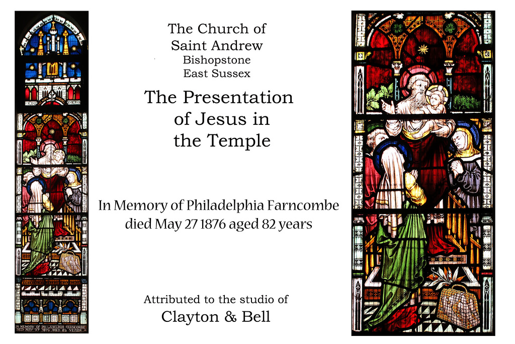 The Presentation - Philadelphia Farncombe memorial - Saint Andrew's Church - Bishopstone
