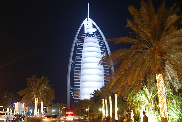 Burj Al Arab At Night