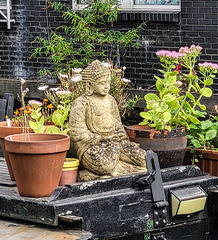 Buddha on a boat