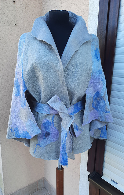 felted poncho