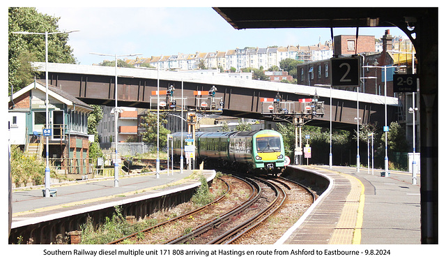 Southern Railway 171 808 Hastings 9 8 2024