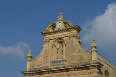 Malta, Gozo, Top of St. Francis Church in Victoria