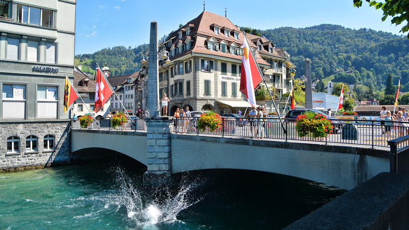 Bahnhofbrücke in Thun