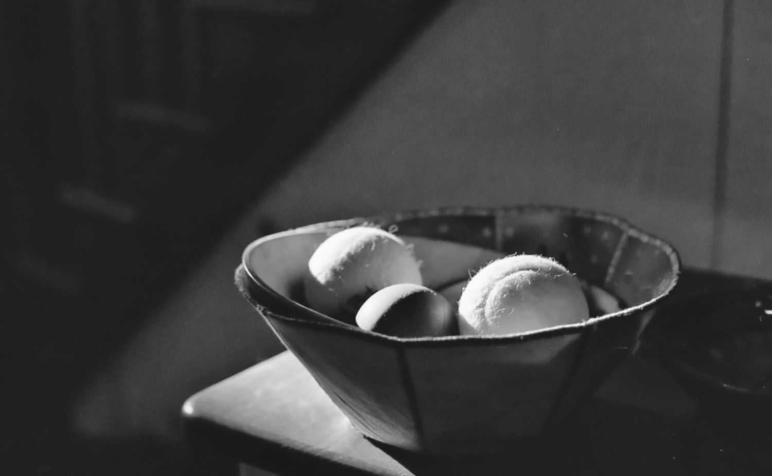 Bowl with Tennis Balls