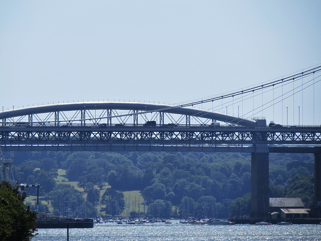 tamar bridges, plymouth