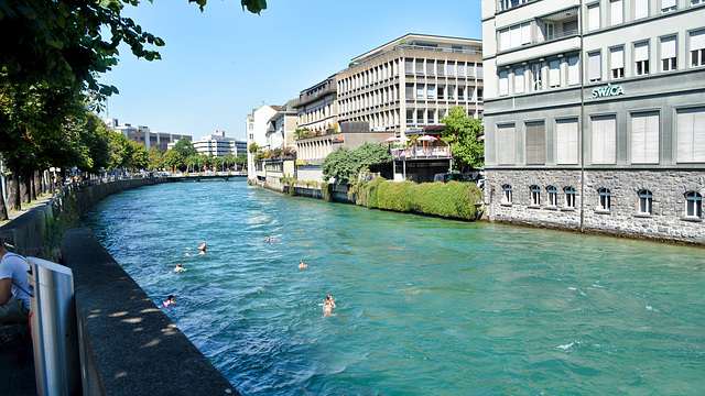 Aare Fluss in Thun