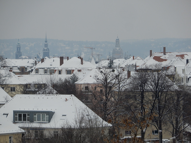 Winterpanorama Dresden