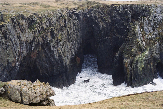 From the Pembrokeshire Coast Path (Feb 1995 scan)