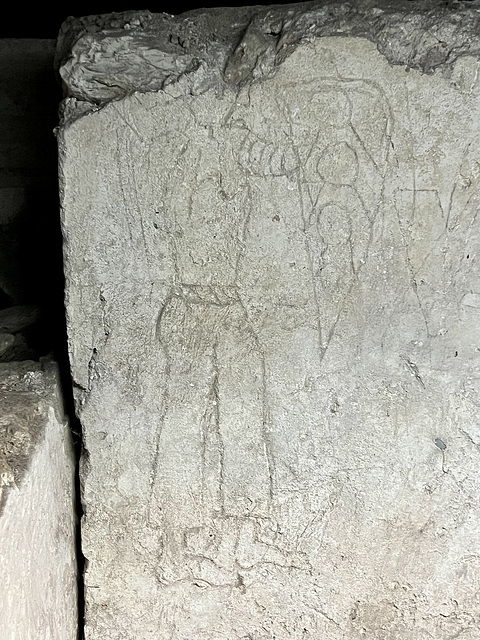 Lucca 2024 – Chiesa dei Santi Giovanni e Reparata – Graffiti from the 12th century