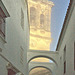 Arcos de la Frontera in fog