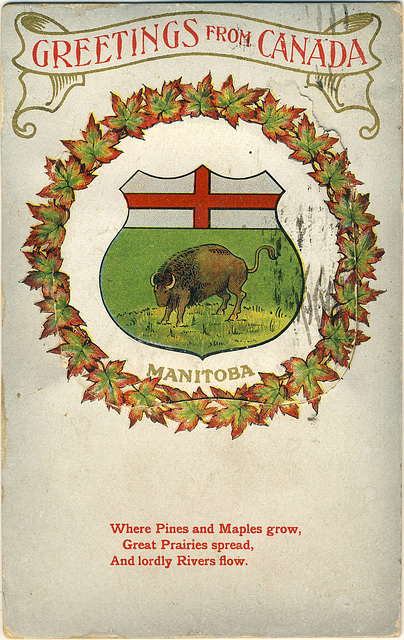 7127. Greetings from Canada - Manitoba