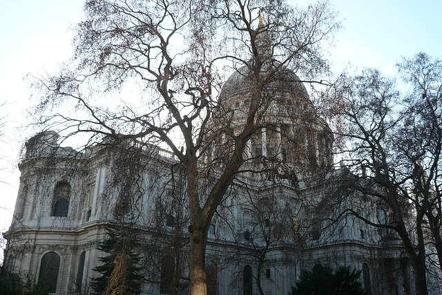 St. Paul's Cathedral In Winter