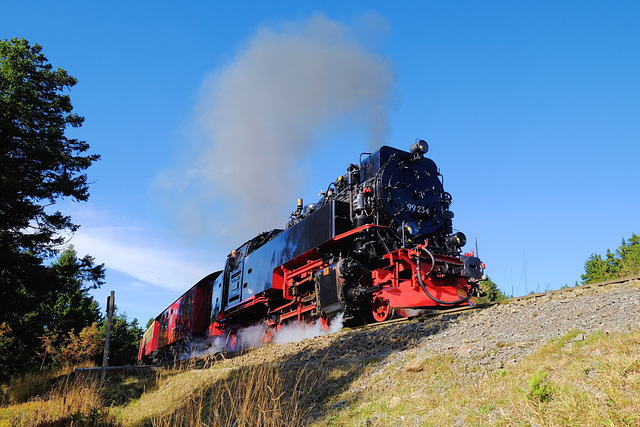 Die Brockenbahn zum Gipfel