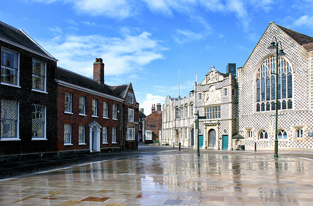 After the rain in King's Lynn.  For Pam