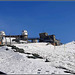 Zermatt : l'Osservatorio Gornengrat - qui arriva il treno a cremagliera  a 3200 mt.