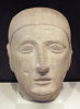 Iberian Male Head in the Archaeological Museum of Madrid, October 2022