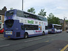 First Manchester 33678 (SN12 AEZ) and 47481 (SN14 EBA) in Uppermill - 6 Jul 2015 (DSCF0766)