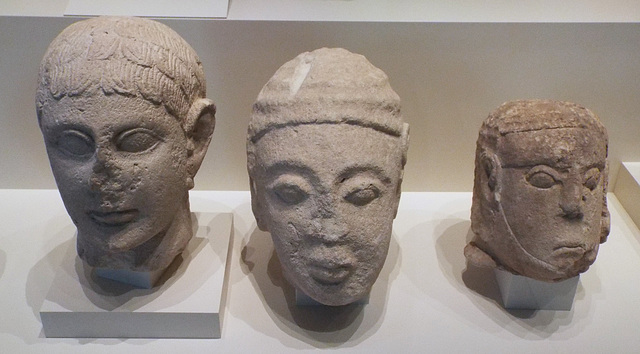 Iberian Male Heads in the Archaeological Museum of Madrid, October 2022