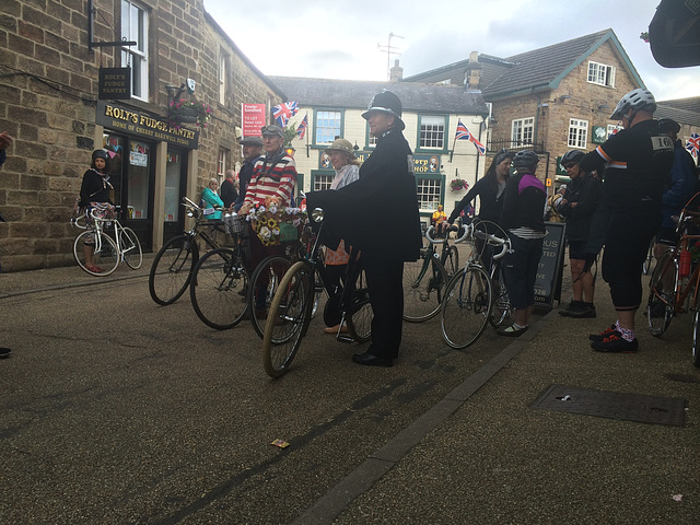 Morning before the start of 2015 Eroica Britannia